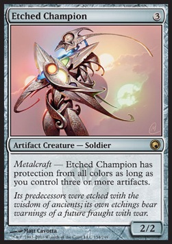 Etched Champion - Scars of Mirrodin