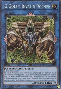 G Golem Invalid Dolmen 