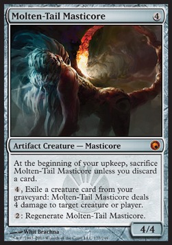 Molten Tail Masticore - Scars of Mirrodin 