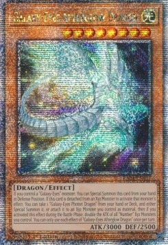 Galaxy Eyes Afterglow Dragon (V.5 Quarter Century Secret Rare)