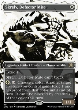 Skrelv Defector Mite (V.1) - Phyrexia All Will Be One Extras 