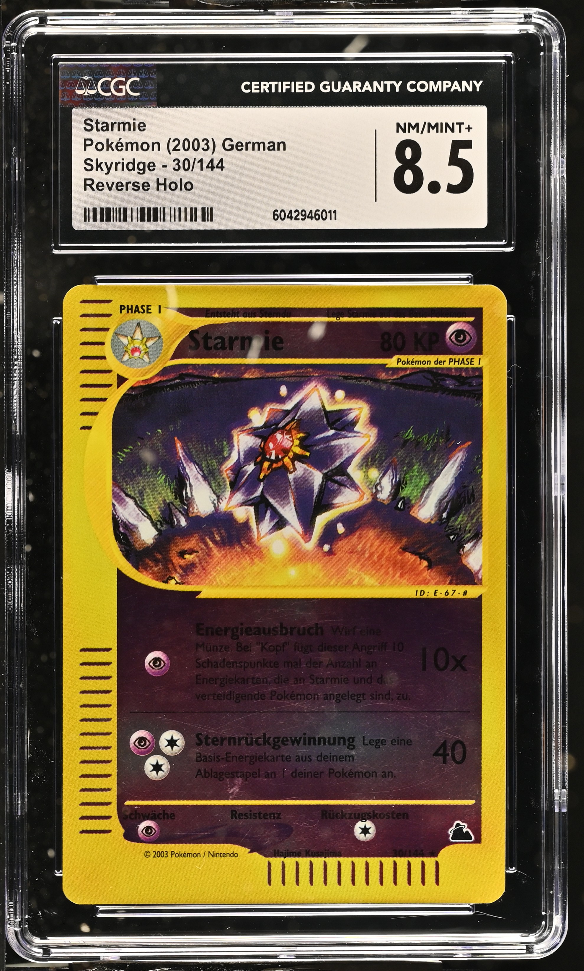 Starmie (Psychic) - SK 30 - German - CGC 8.5 