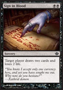 Sign in Blood 