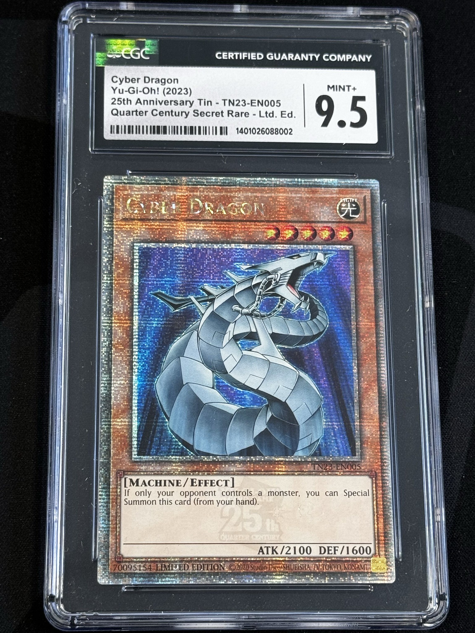 Cyber Dragon - TN23 5 - English - CGC 9.5 