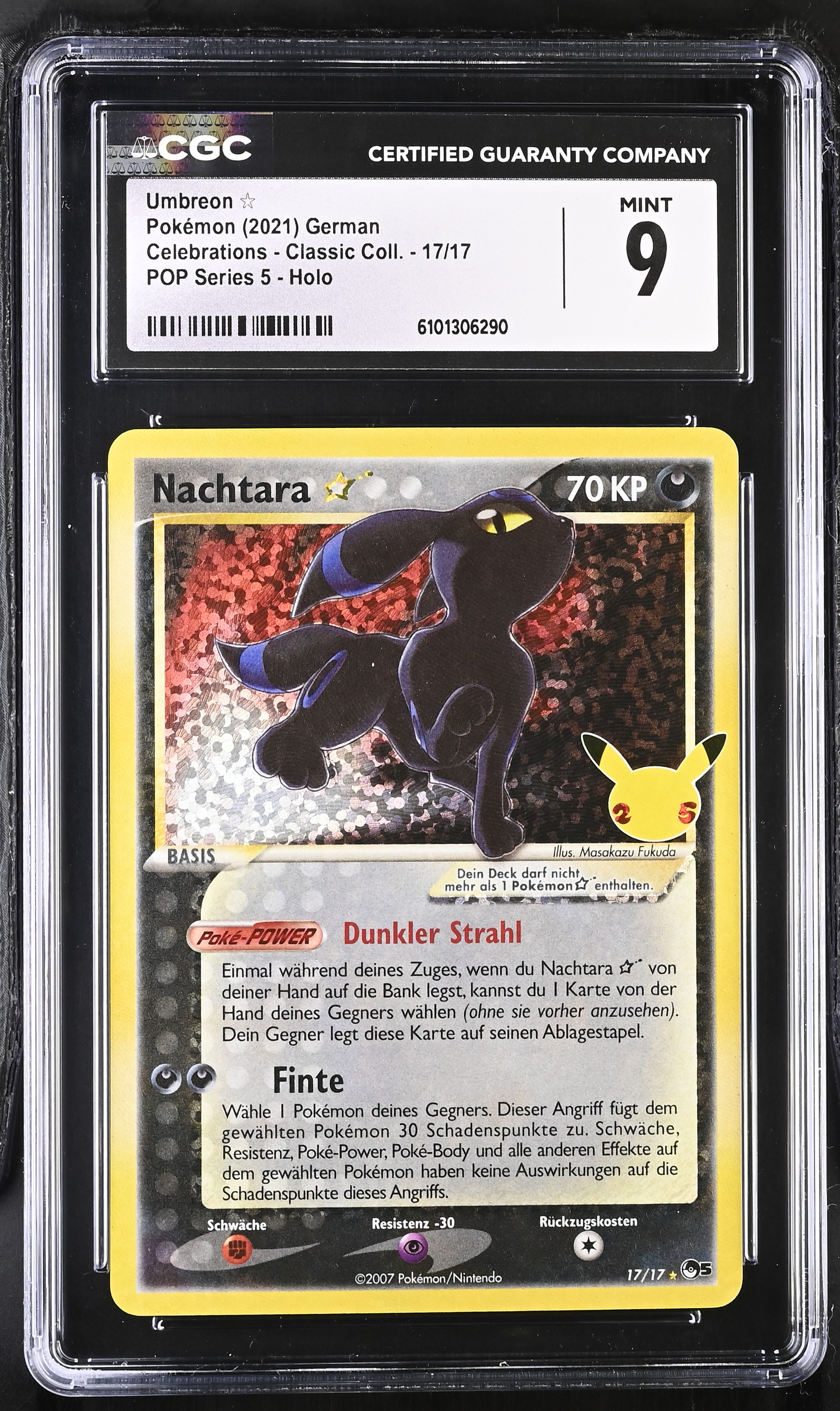 Umbreon - CEL 517 - German - CGC 9 