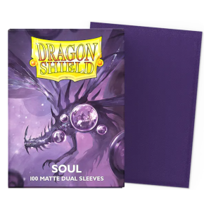 100 Dragon Shield Sleeves Matte Dual Soul 