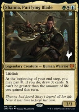 Shanna Purifying Blade (V.2) - Dominaria United Promos 