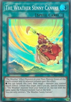 The Weather Sunny Canvas 