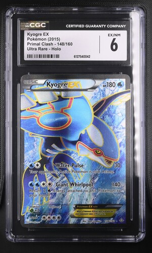 Kyogre EX - PRC 148 - English - CGC 6 