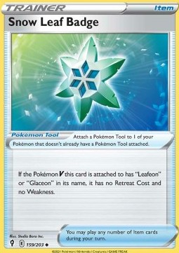 Snow Leaf Badge 
