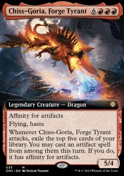 Chiss Goria Forge Tyrant - Commander Phyrexia All Will Be One Extras 