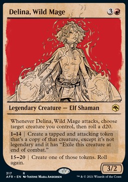 Delina Wild Mage - Adventures in the Forgotten Realms Extras 