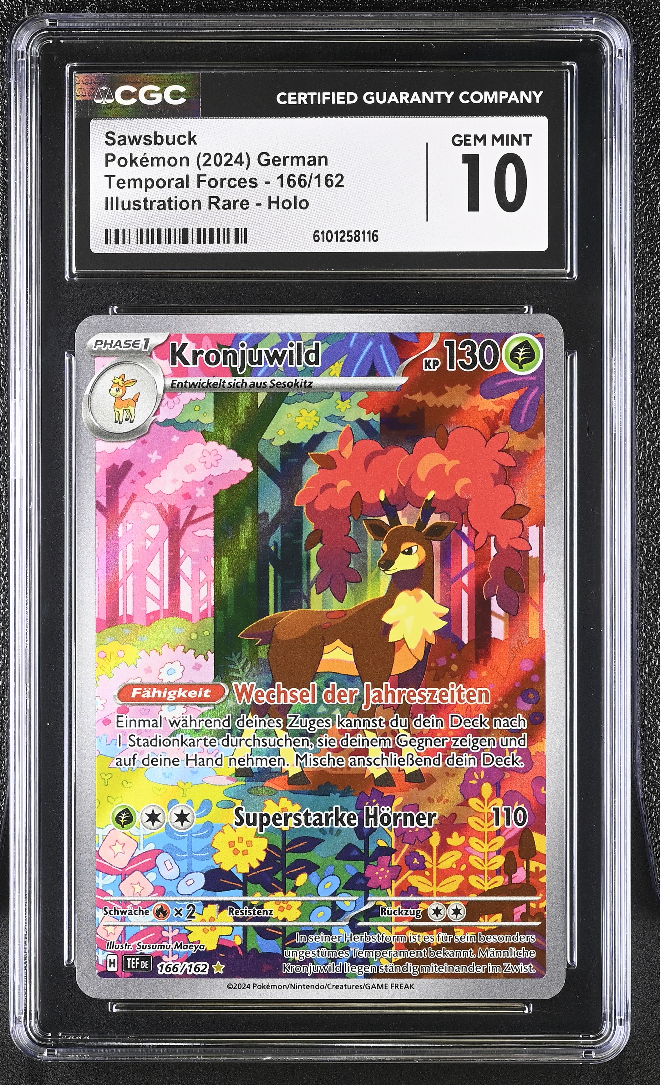 Sawsbuck - TEF 166 - German - CGC 10 