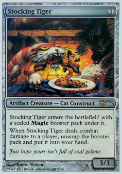 Stocking Tiger - Happy Holidays Promos
