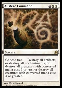 Austere Command - Commander