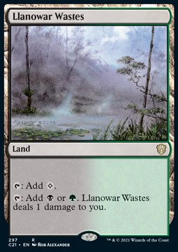 Llanowar Wastes - Commander Strixhaven 