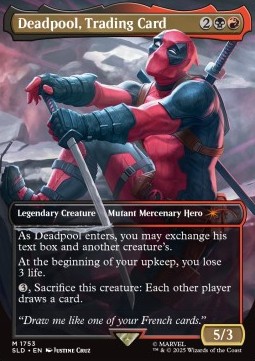 Deadpool Trading Card 