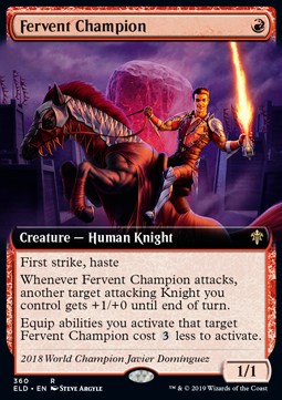 Fervent Champion - Throne of Eldraine Extras 
