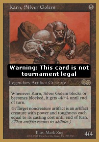 Karn Silver Golem - WCD 1999 Kai Budde 
