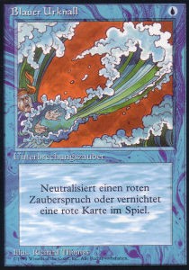 Blue Elemental Blast - Foreign Black Bordered 