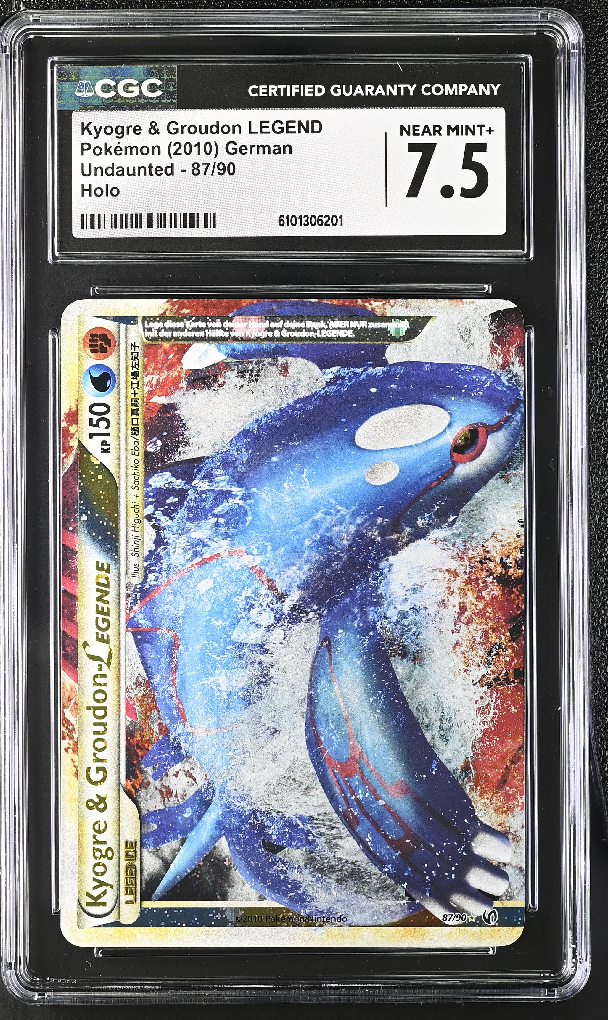 Kyogre & Groudon LEGEND (Top) - UD 87 - German - CGC 7.5 