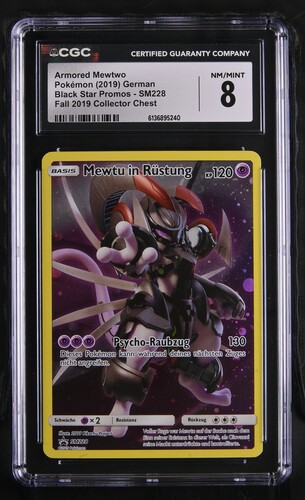 Armored Mewtwo - SM 228 - German - CGC 8