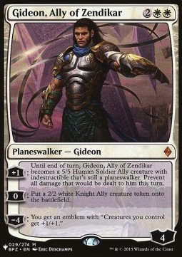 Gideon Ally of Zendikar - The List