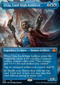 Urza Lord High Artificer (V.2) - Dominaria Remastered Extras 