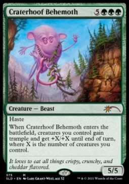 Craterhoof Behemoth (V.1) - Secret Lair Drop Series Extra Life 2021 