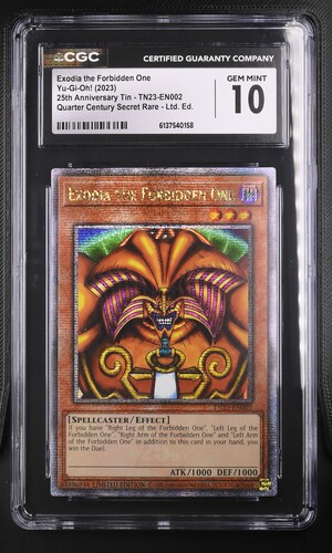 Exodia the Forbidden One - TN23 2 - English - CGC 10 