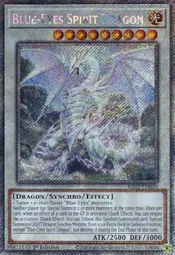 Blue Eyes Spirit Dragon (V.4 Platinum Secret Rare)