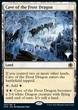Cave of the Frost Dragon (V.2) - Adventures in the Forgotten Realms Promos 
