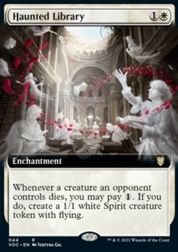 Haunted Library (V.2) - Commander Innistrad Crimson Vow