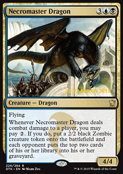 Necromaster Dragon (V.1) - Dragons Of Tarkir Promos 