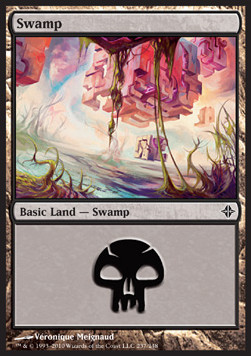 Swamp (V.1) - Rise of the Eldrazi 