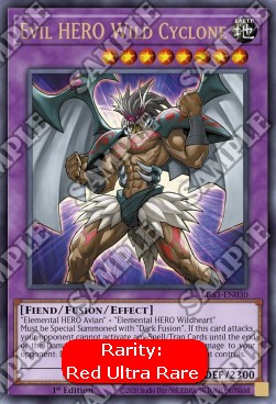 Evil HERO Wild Cyclone (V.2 - Ultra Rare) 