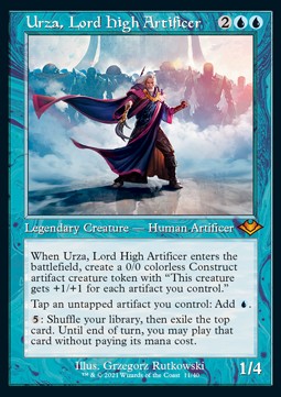 Urza Lord High Artificer (V.1) - Modern Horizons Retro Frame Cards 