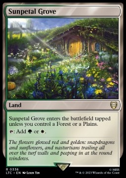 Sunpetal Grove - Commander The Lord of the Rings Tales of Middle earth 