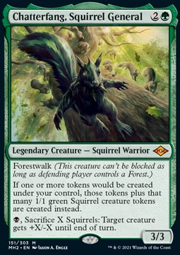 Chatterfang Squirrel General - Modern Horizons 2 