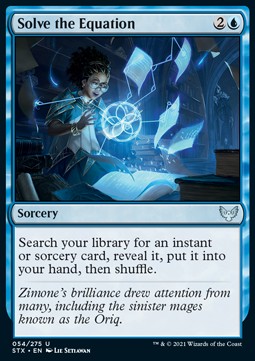 Solve the Equation - Strixhaven School of Mages 