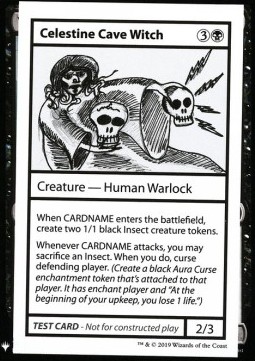 Celestine Cave Witch (V.1) - Mystery Booster Playtest Cards 
