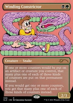 Winding Constrictor (V.1) - Secret Lair Drop Series Secretversary 2021 