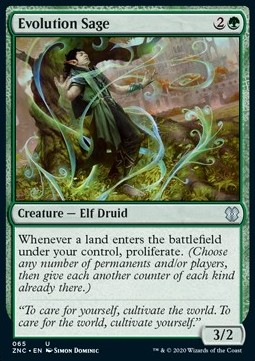 Evolution Sage - Commander Zendikar Rising 