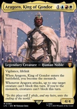 Aragorn King of Gondor - Commander The Lord of the Rings Tales of Middle earth Extras