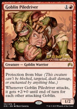 Goblin Piledriver - Magic Origins Promos 