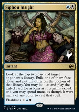 Siphon Insight (V.2) - Innistrad Midnight Hunt Promos 