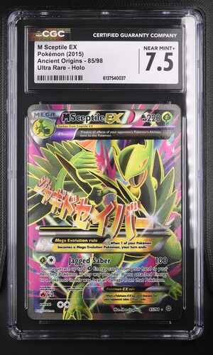 MSceptile EX (Ultra Rare) - AOR 85 - English - CGC 7.5 