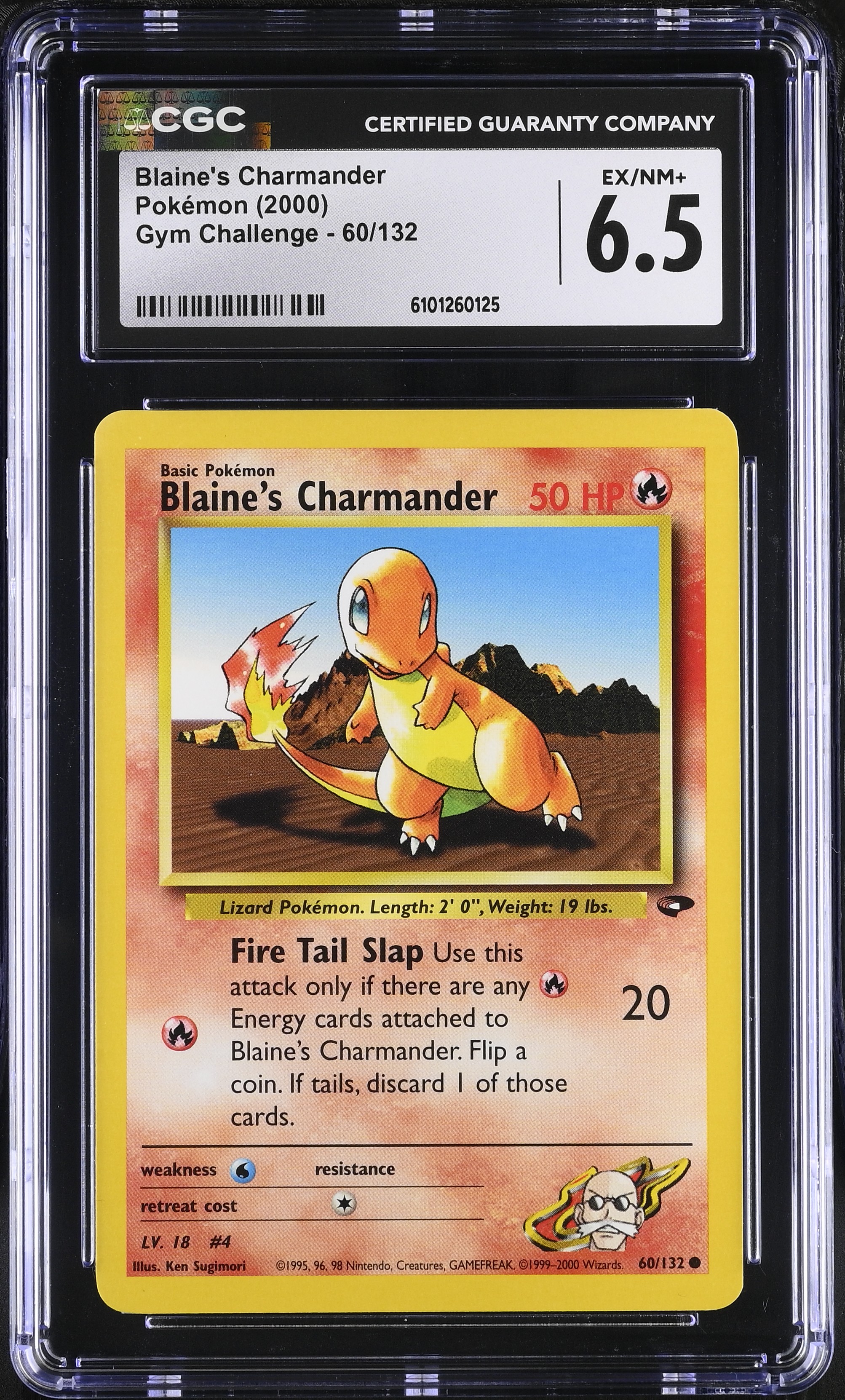 Blaine's Charmander - GC 60 - English - CGC 6.5 