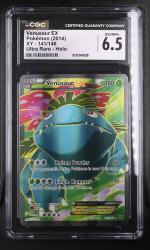 Venusaur EX (Full Art) - XY 141 - English - CGC 6.5 