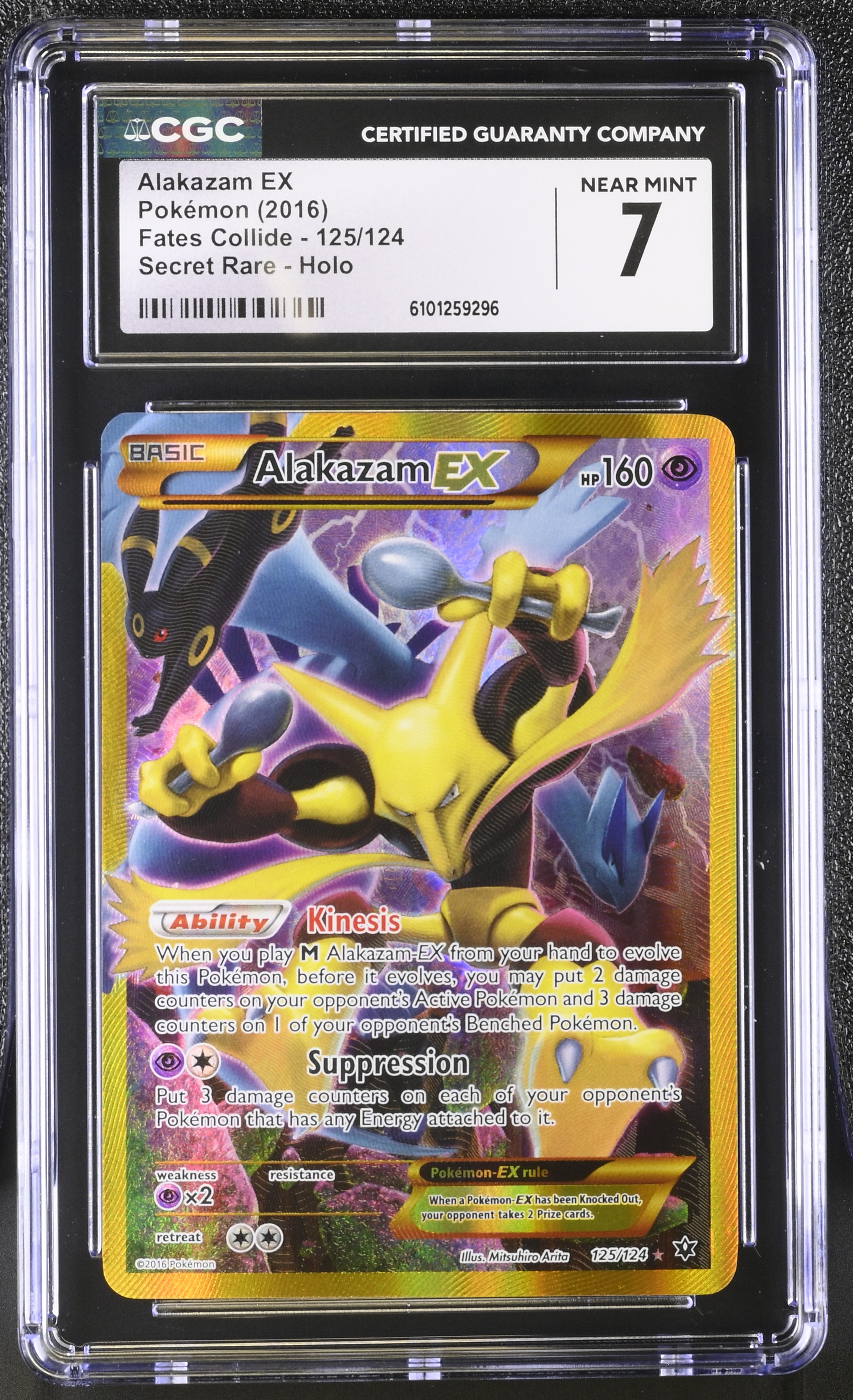 Alakazam EX - FCO 125 - English - CGC 7 